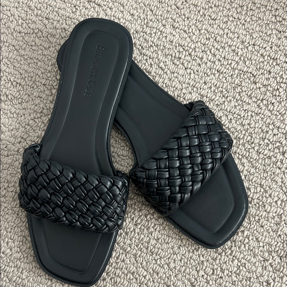 Stratux Kaze Braided Slide Sandals – Black (New in Box)